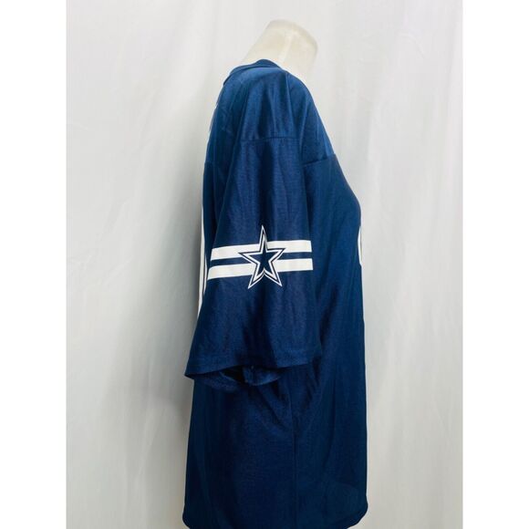 NFL Men’s Jersey Shirt Blue Mesh Dallas Cowboys Tony Romo #9 Size Medium - Picture 5 of 9